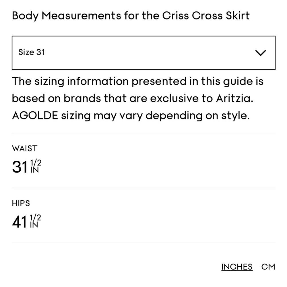 Agolde criss cross denim mini skirt in Symbol, size 31 $175 - Picture 8 of 8